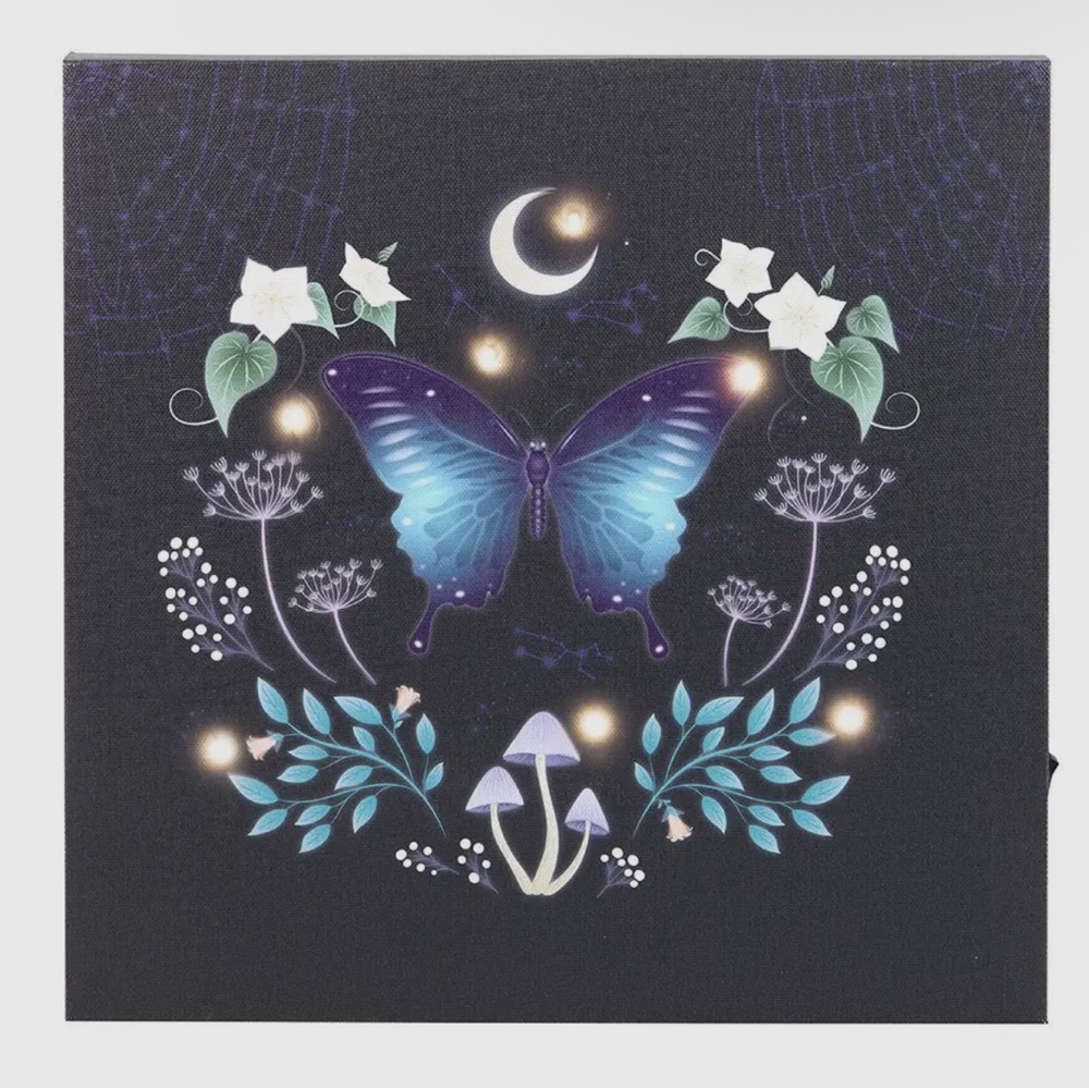 Mystical Butterfly Wall Art - Light Up